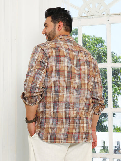 Splatter-Tartan Shirt