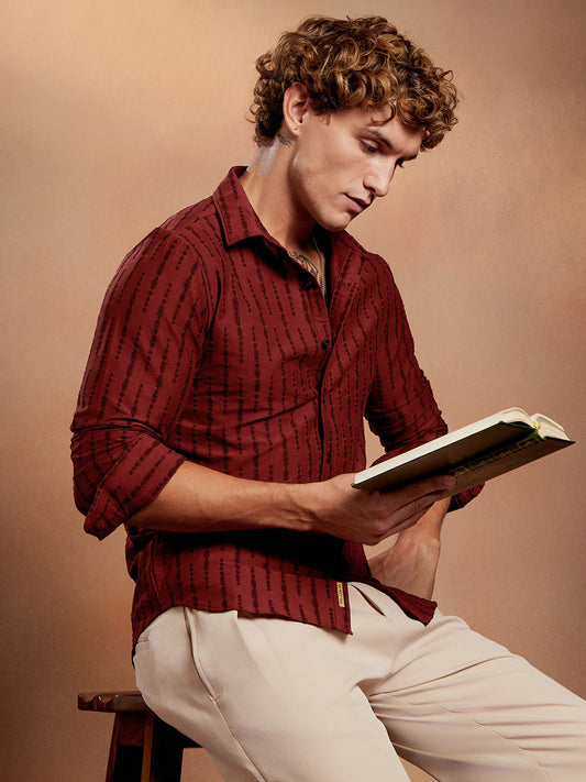 Tassel-Weave Shirt