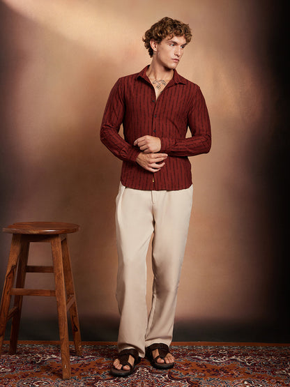 Tassel-Weave Shirt