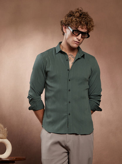 Pinstripe-Tactile Shirt