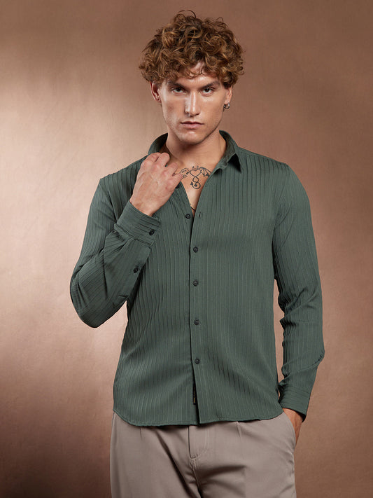 Pinstripe-Tactile Shirt