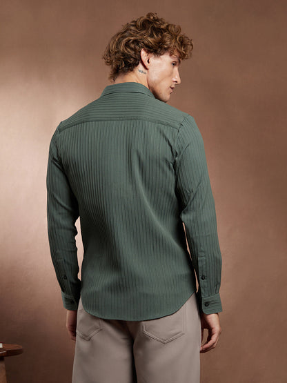 Pinstripe-Tactile Shirt