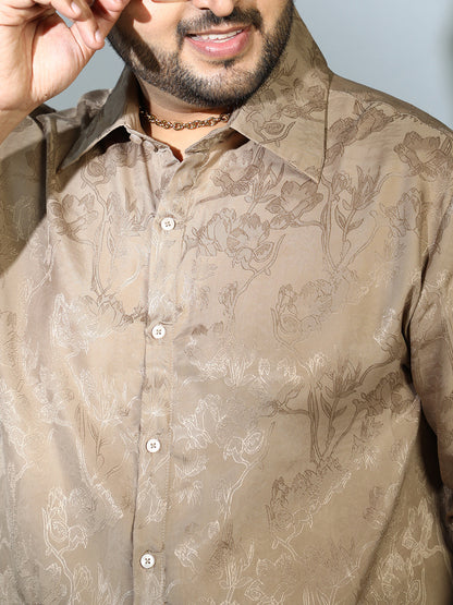 Flora-Textured Shirt
