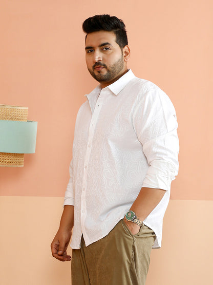Solid Abstract-Tactile Shirt