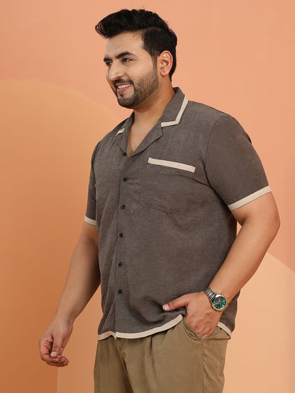Contrast-Cuban Shirt