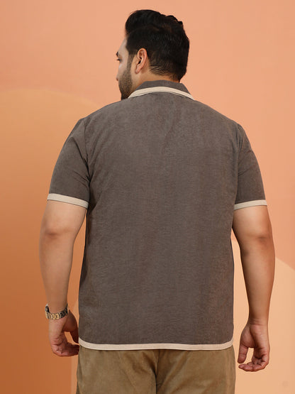 Contrast-Cuban Shirt