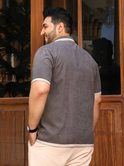 Contrast-Cuban Shirt