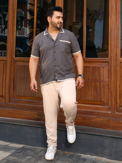 Contrast-Cuban Shirt