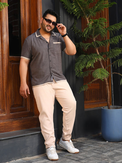 Contrast-Cuban Shirt