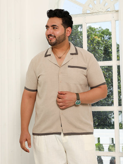 Contrast-Cuban Shirt