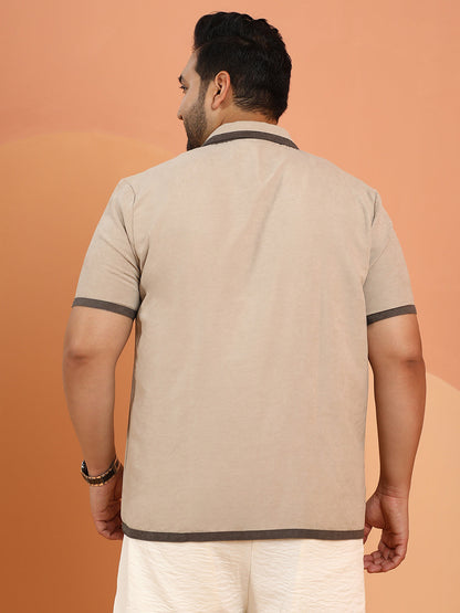 Contrast-Cuban Shirt