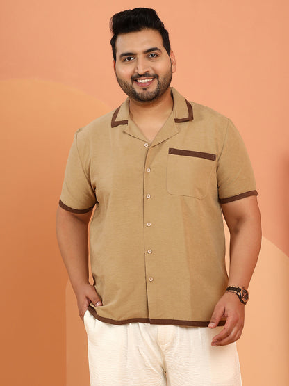 Contrast-Cuban Shirt
