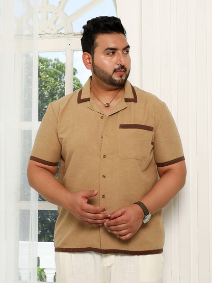 Contrast-Cuban Shirt