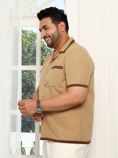 Contrast-Cuban Shirt