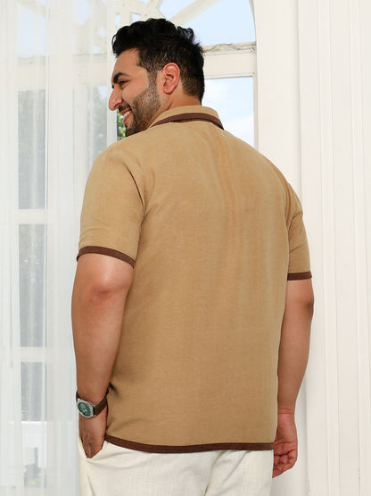 Contrast-Cuban Shirt