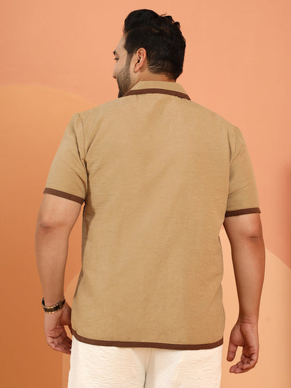 Contrast-Cuban Shirt