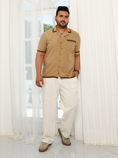 Contrast-Cuban Shirt