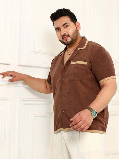 Contrast-Cuban Shirt