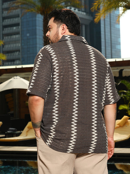 Ziggy-Weave Relaxed Shirt