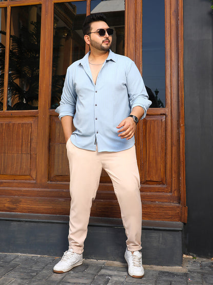 Rope-Striped Tactile Shirt