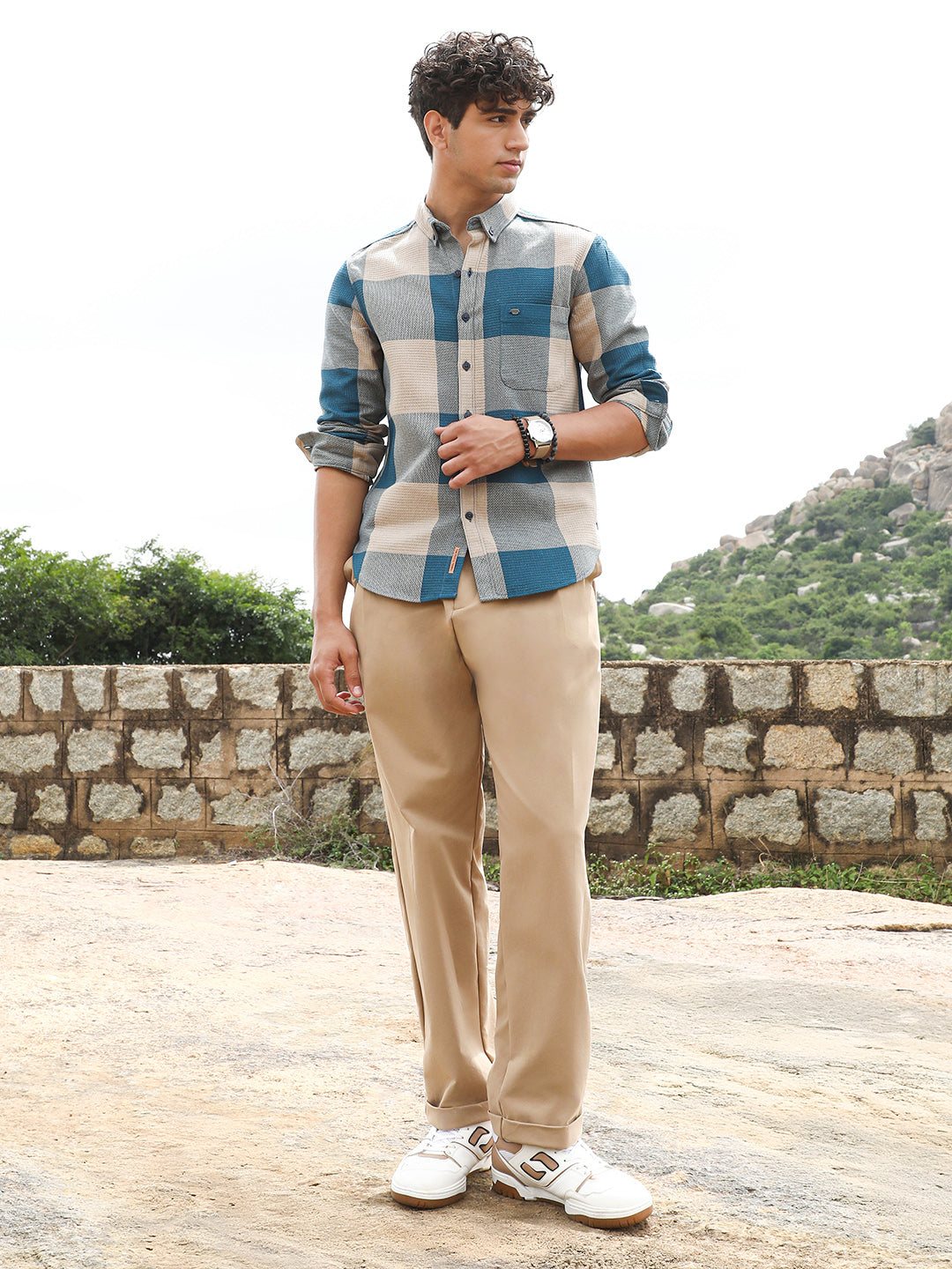 Buffalo-Woven Regular Shirt