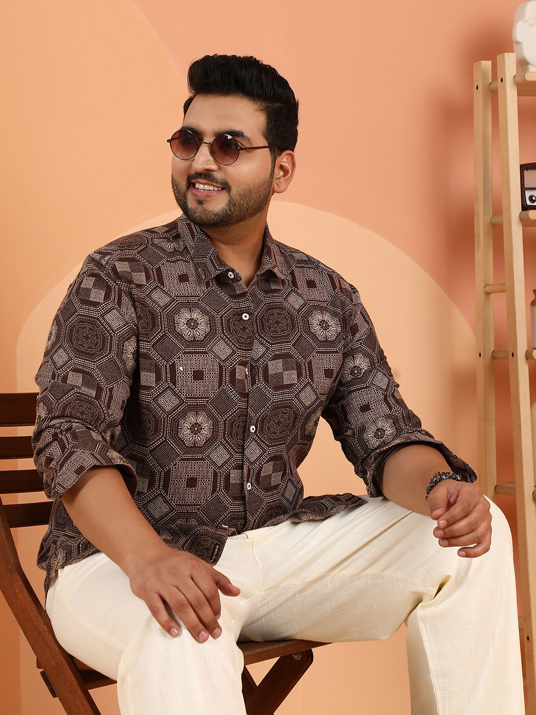 Floral-Kaleidoscopic Shirt