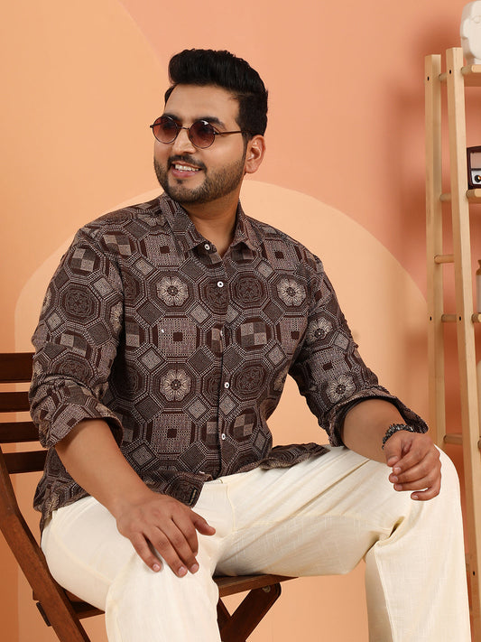 Floral-Kaleidoscopic Shirt