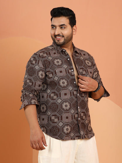 Floral-Kaleidoscopic Shirt
