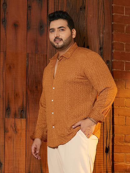 Bloom-Textured Shirt
