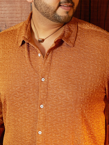 Bloom-Textured Shirt