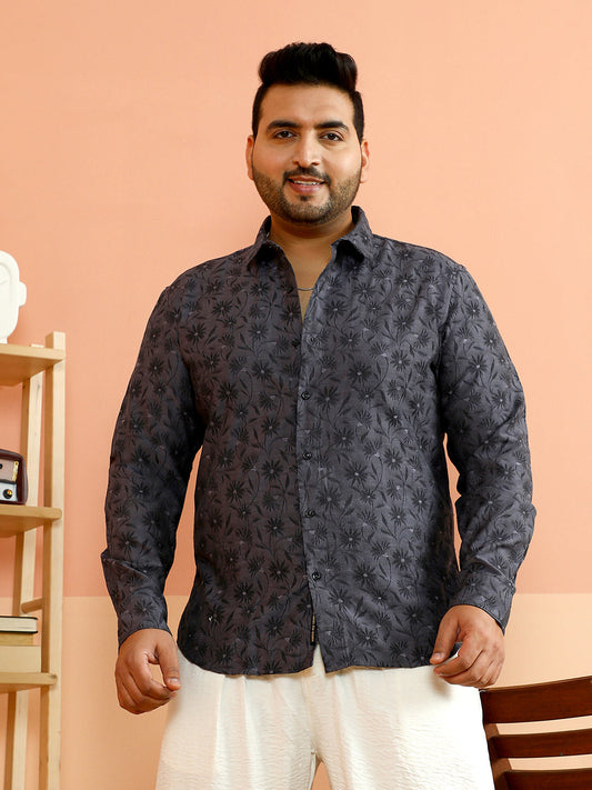 Floret-Jacquard Shirt