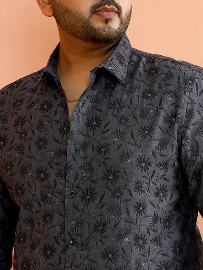 Floret-Jacquard Shirt
