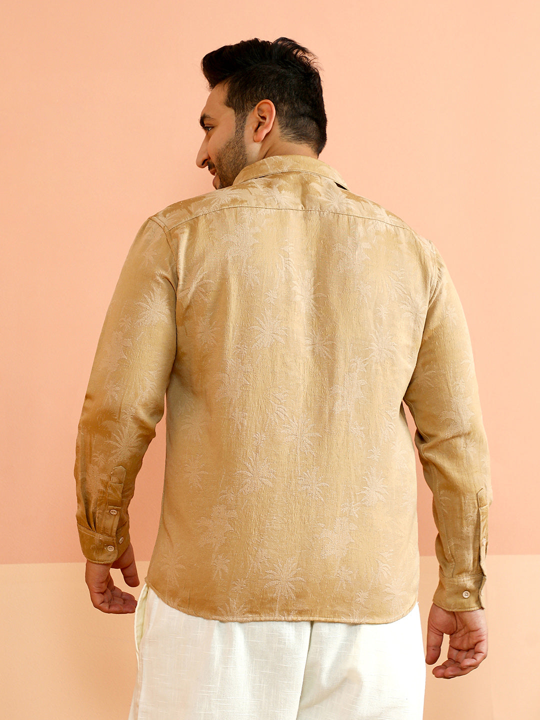 Palm-Jacquard Shirt