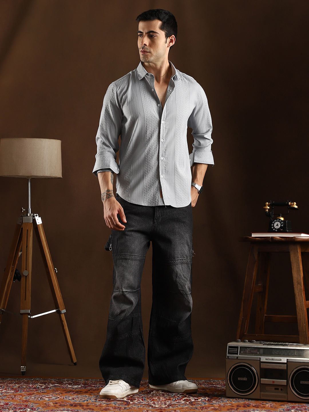 Tactile-Panel Shirt