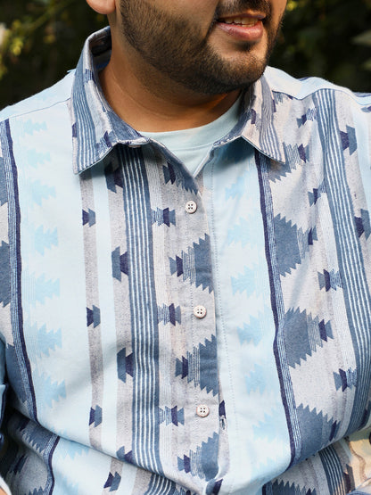 Geometric-Alaska Jacquard Shirt