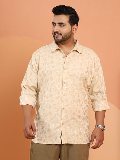 Block Geometric-Veined Shirt