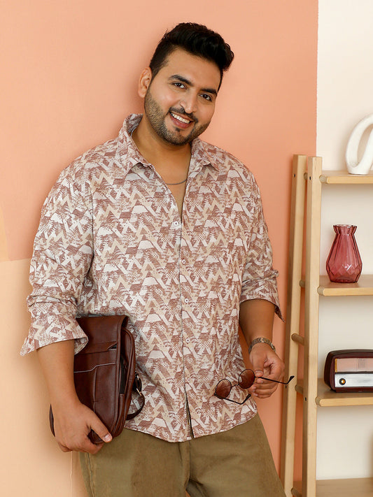 Abstract-Fade Woven Shirt
