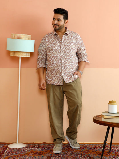 Abstract-Fade Woven Shirt