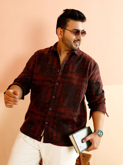 Abstract-Fade Woven Shirt