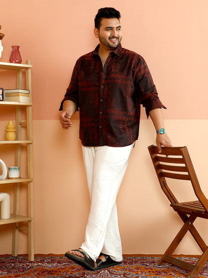 Abstract-Fade Woven Shirt