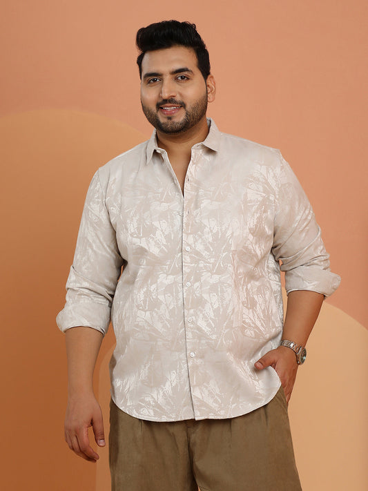 Foliage-Jacquard Shirt