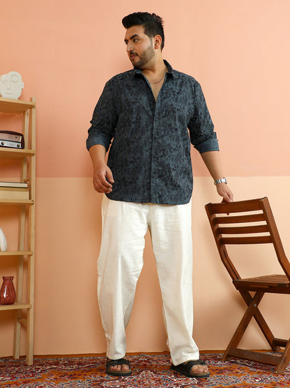 Botanical-Jacquard Shirt