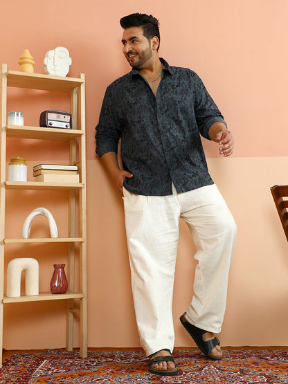 Botanical-Jacquard Shirt