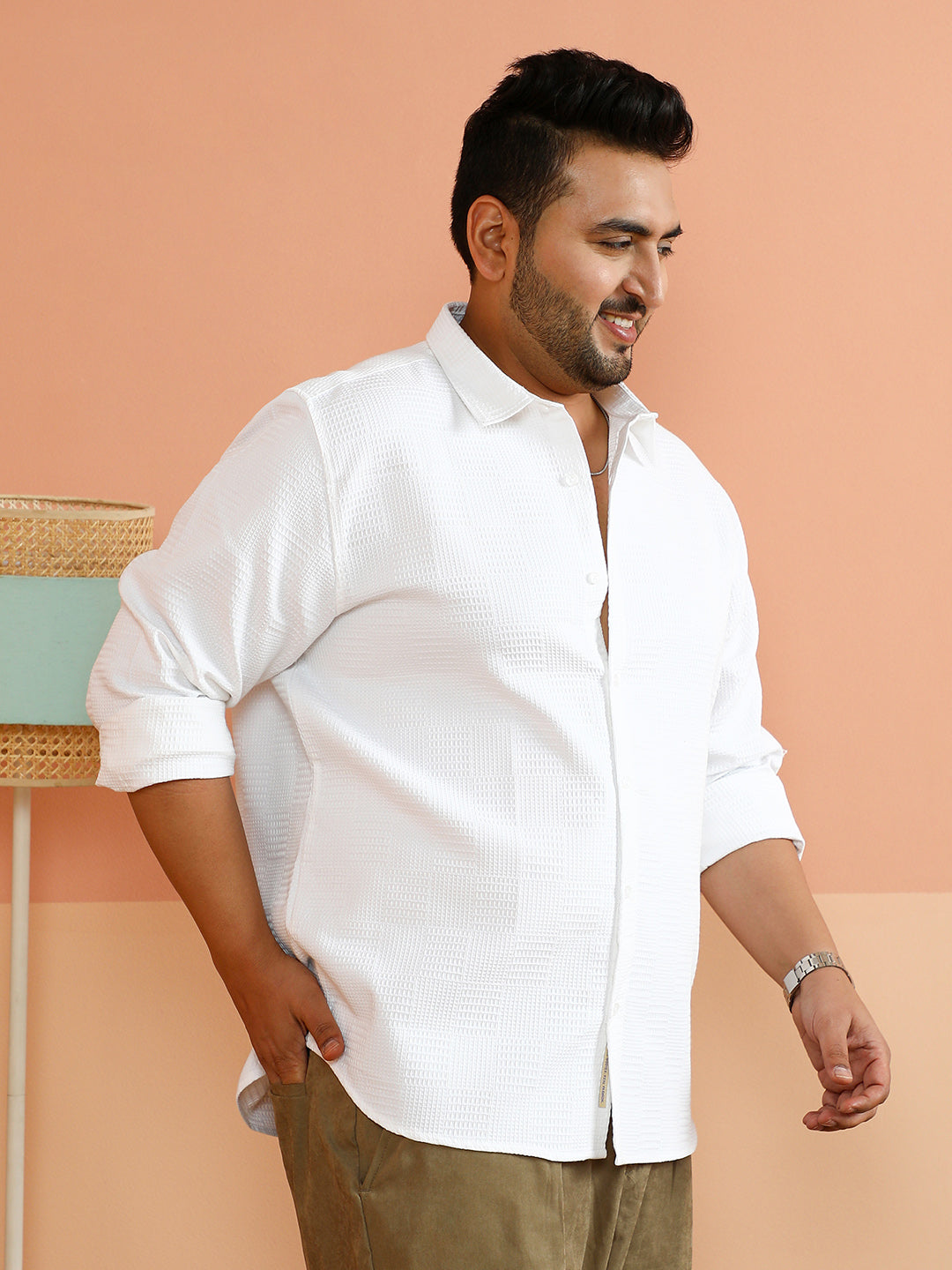 Grid-Block Tactile Shirt