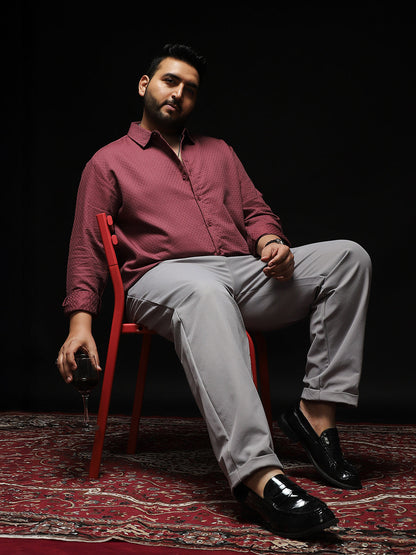 Indie-Motif Jacquard Shirt