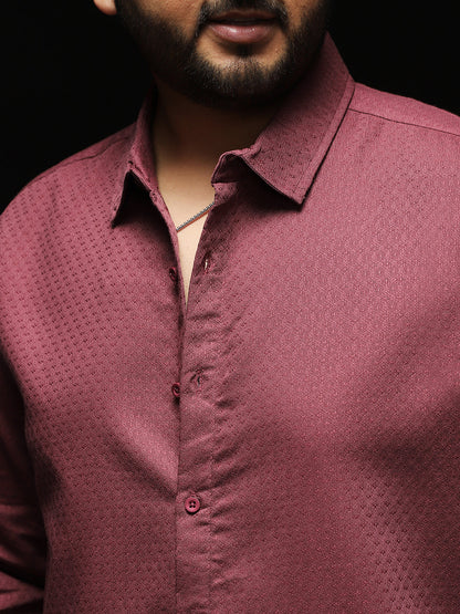 Indie-Motif Jacquard Shirt