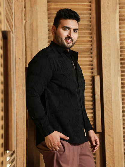 Aztec-Weave Shirt