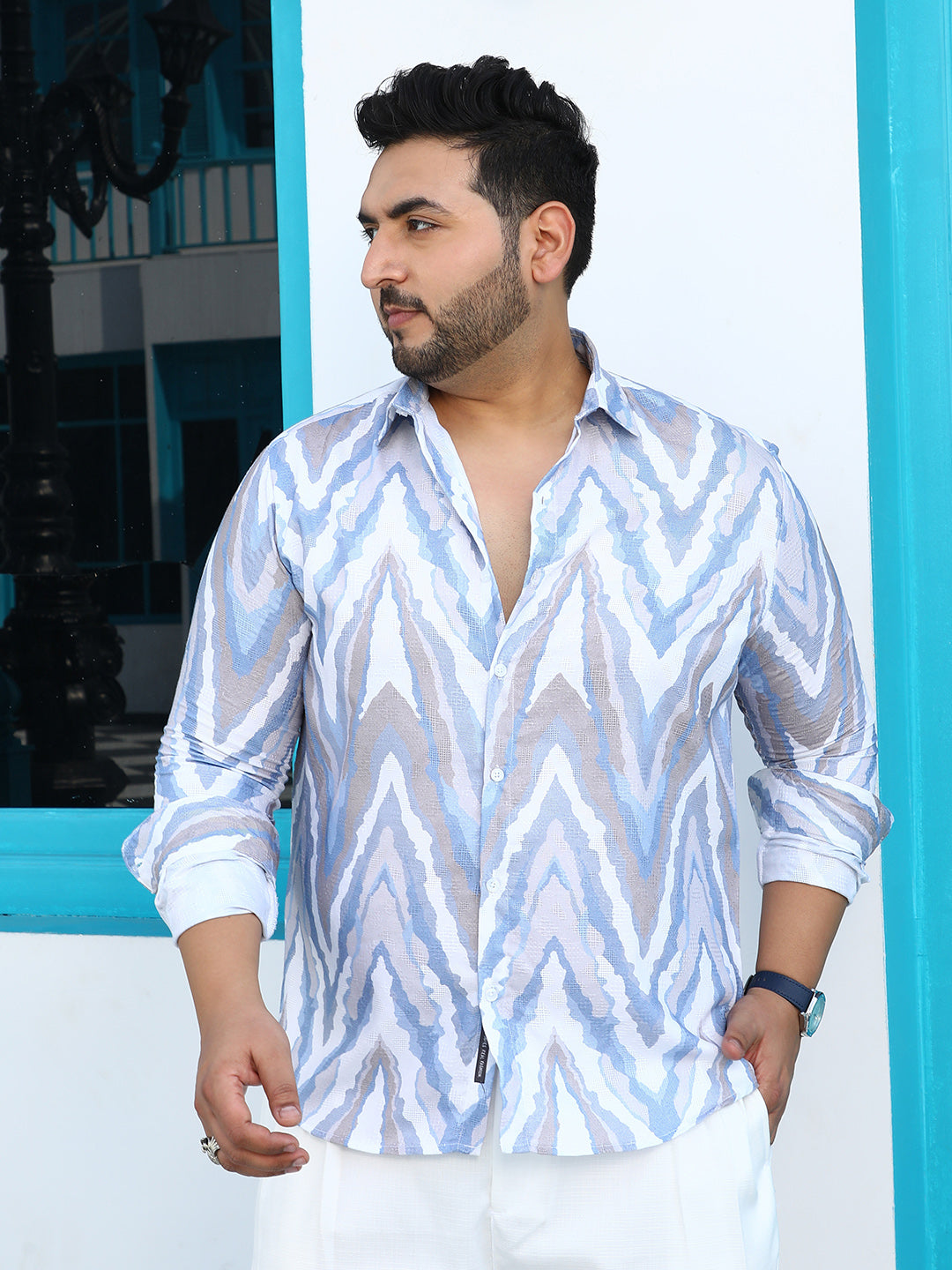 Chevron-Dye Shirt