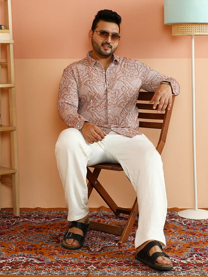 Fluid-Jacquard Shirt