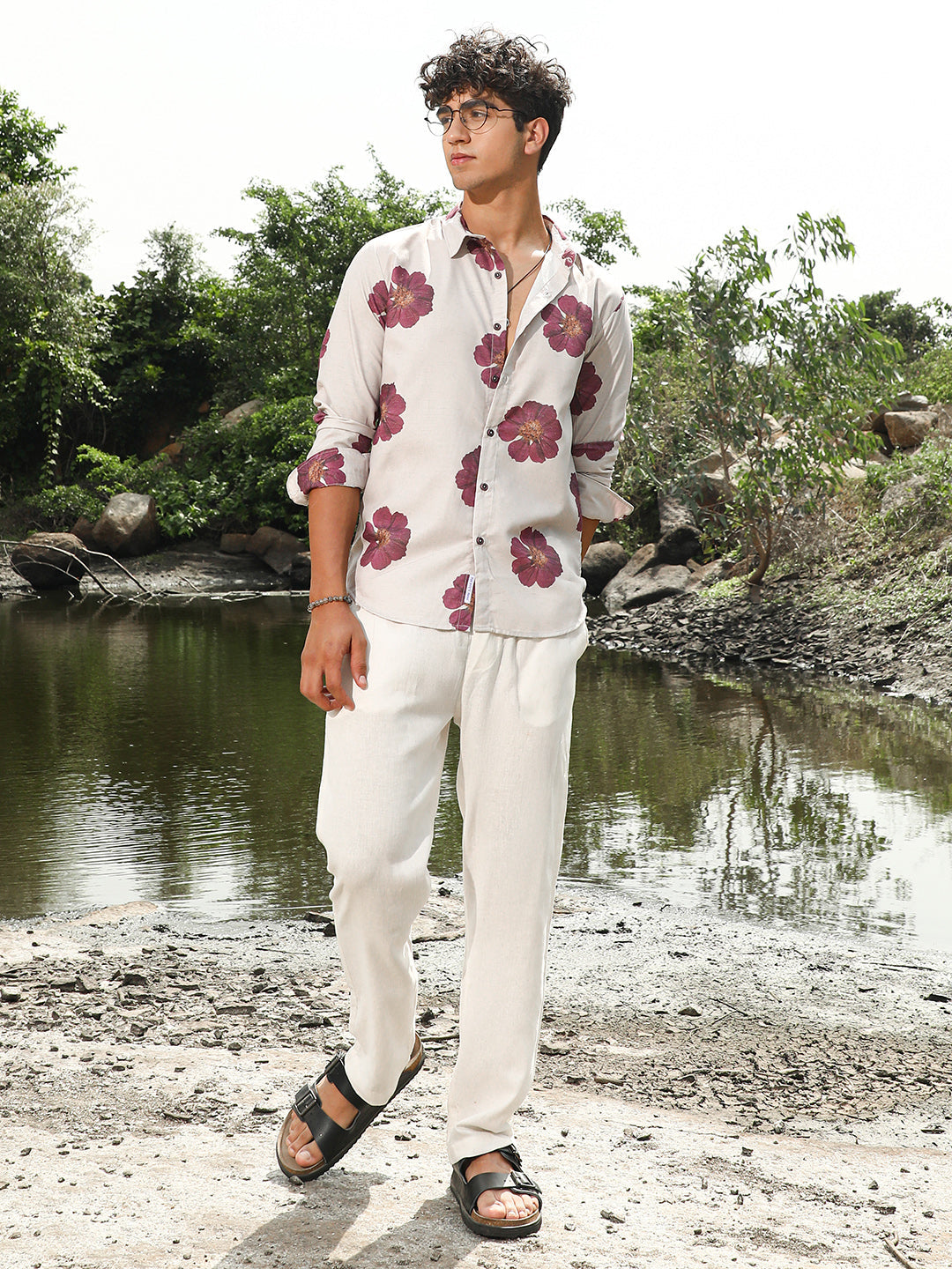 Blooming Flora Imprint Shirt